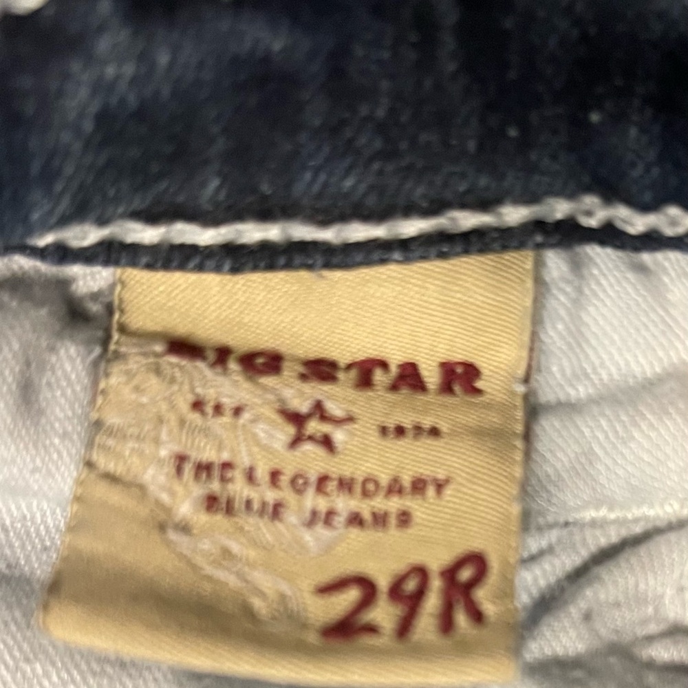 Big Star Remy Low Rise Bootcut Jeans Size 29R - Picture 12 of 14